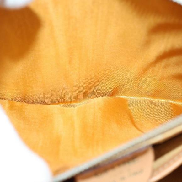 CELINE Macadam Canvas Hand Bag PVC 2way Brown Auth 66347 - Picture 11 of 16